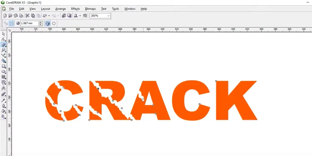Corel Draw – Text Effect