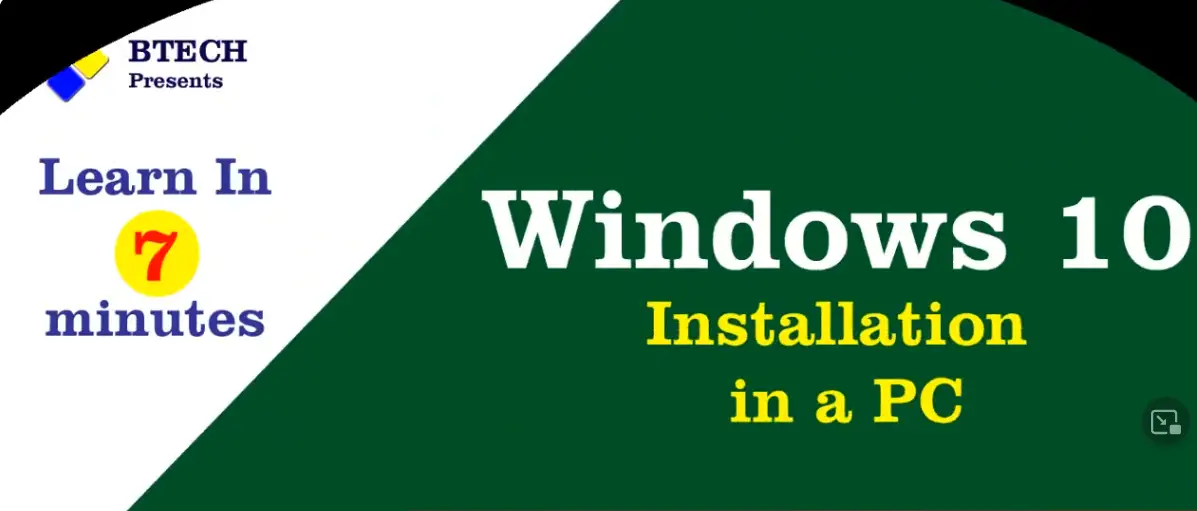 Windows 10 Installation