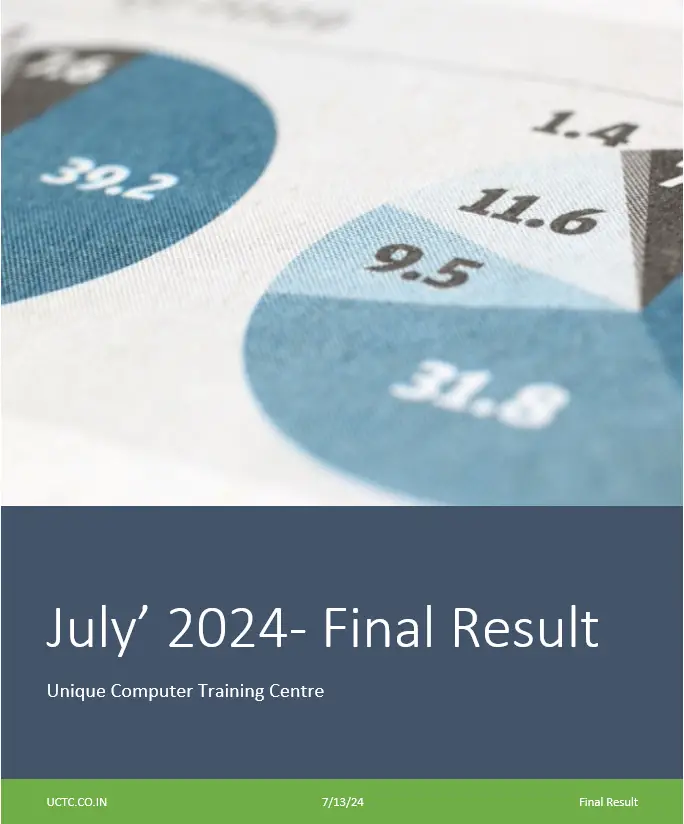 Final Exam Result Published – July’2024