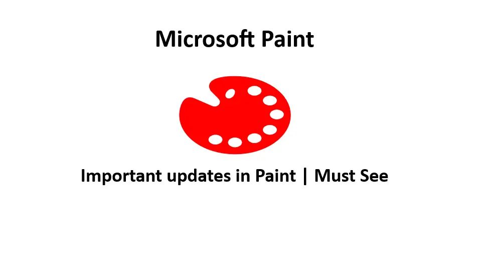 Windows Top 3 Updates Made in Paint