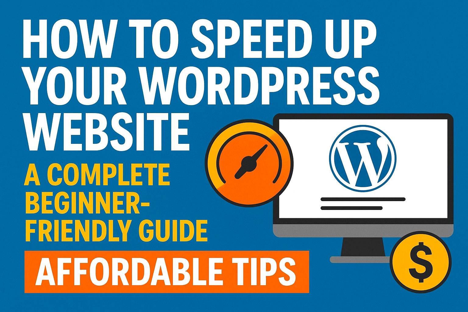 How to Speed Up Your WordPress Website: A Complete Beginner-Friendly Guide (Affordable Tips)