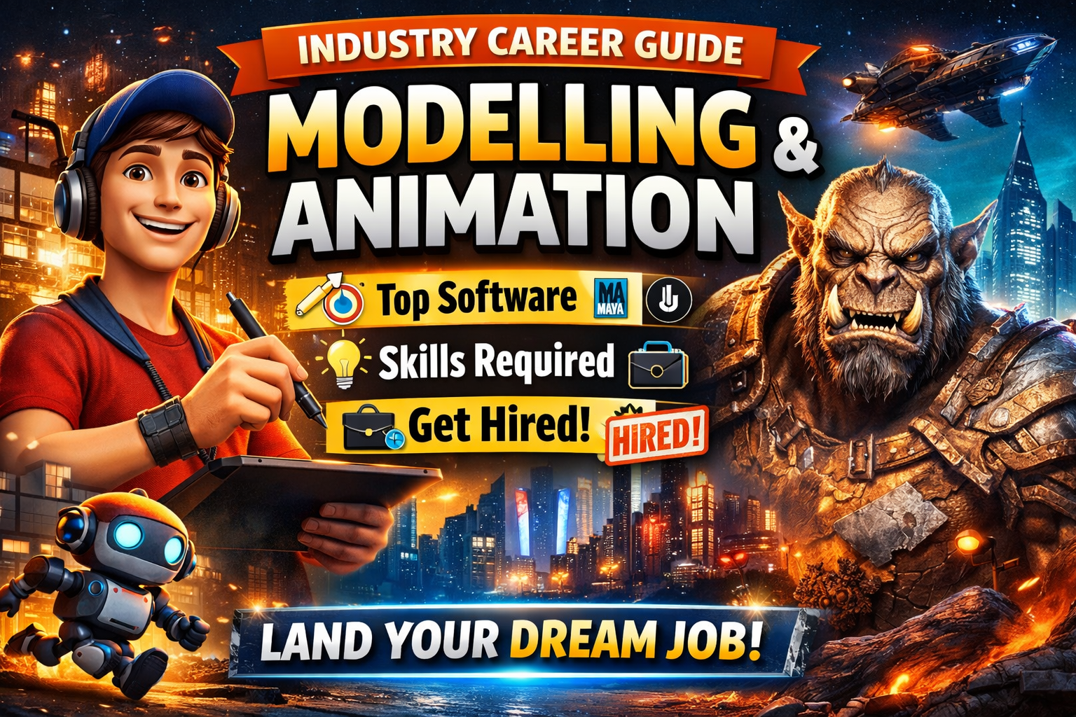 Industry Level Jobs in Modelling and Animation: Tools, Skills & Complete Career Roadmap